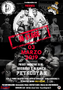 STAGE CON PETROSYAN 3 MARZO ALL’HURRICANE DI BOFFALORA (MI))