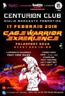 CAGE WARRIOR EXPERIENCE – TARANTO – 17-2-2019