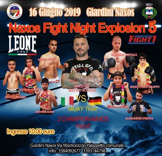 ANCHE QUESTO WEEKEND FIGHT1 PROPONE UN RICCO CALENDARIO DI EVENTI