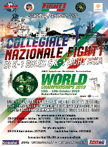 COLLEGIALE NAZIONALE FIGHT1 – K1 RULES E K1 LIGHT ISKA – 21 LUGLIO 19