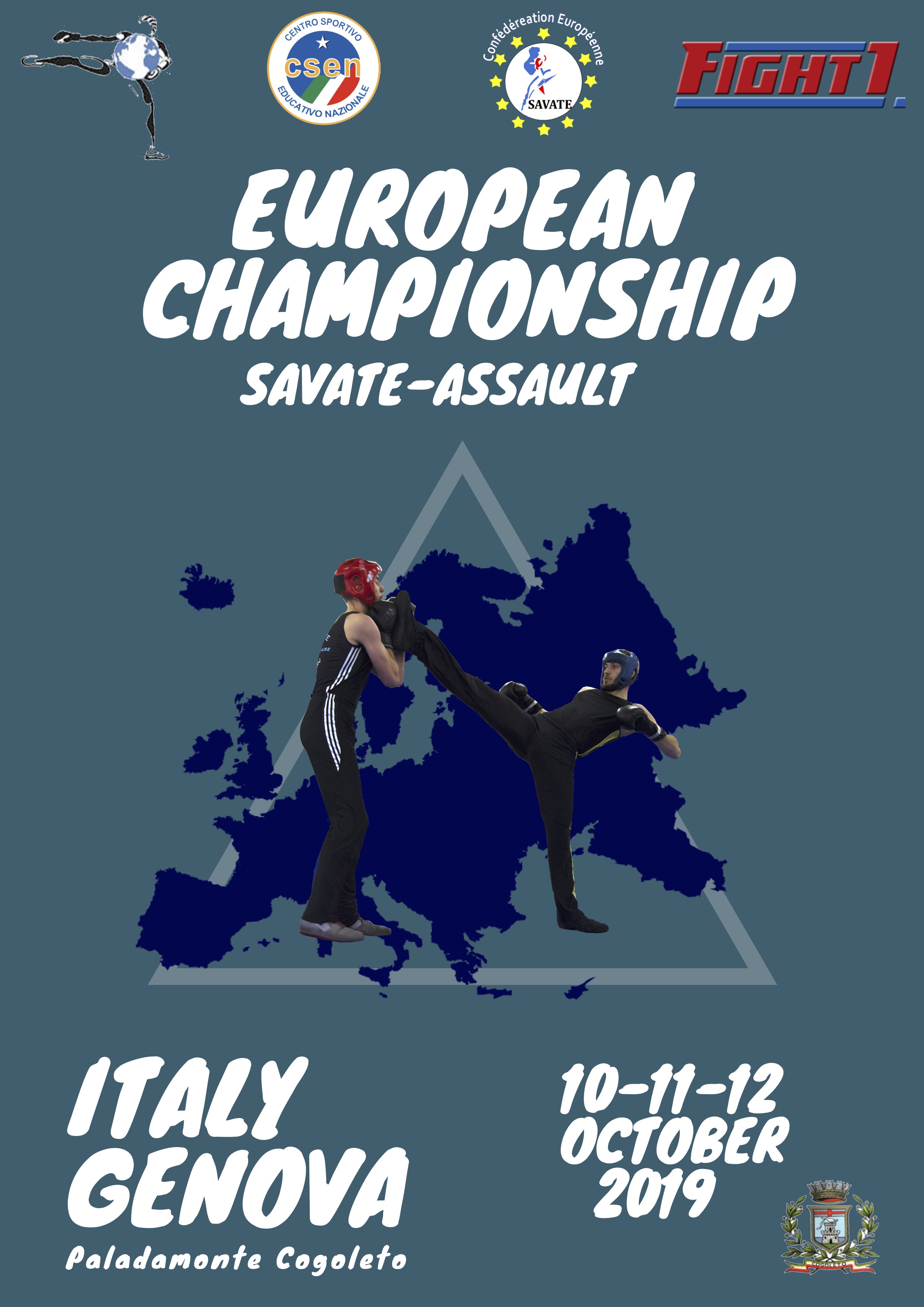 BREAK NEWS : CAMPIONATI EUROPEI SAVATE ASSALTO
