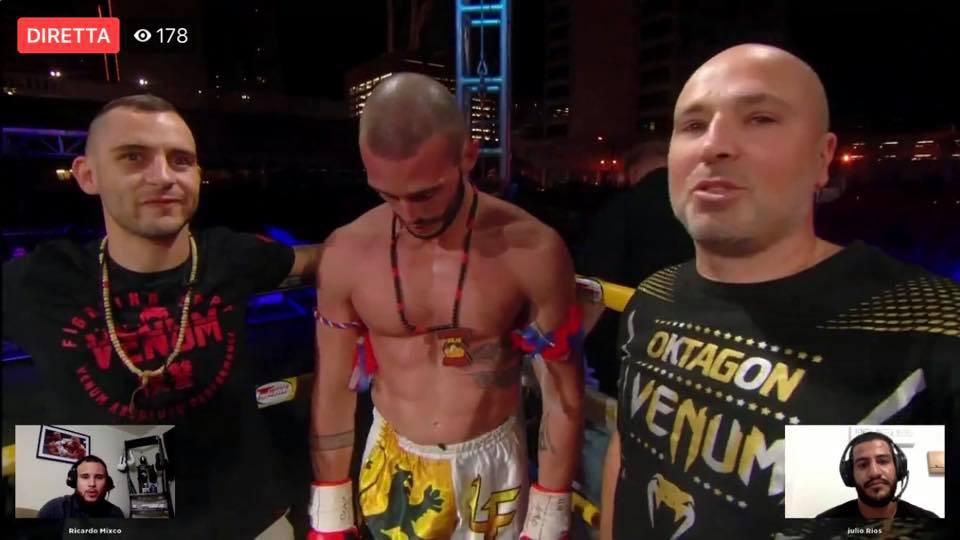 GRANDE VITTORIA DI ENRICO CARRARA A “LION FIGHT”