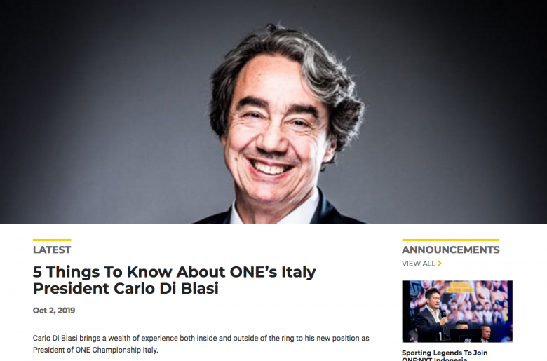 GRANDE ACCORDO, NASCE FIGHTING ALLIANCE, MENTRE A TOKYO CARLO DI BLASI…