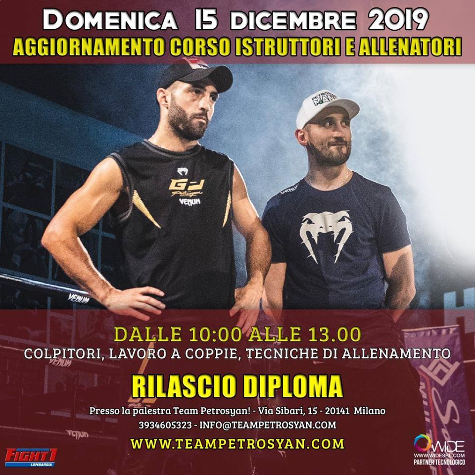 WEEKEND CON GIORGIO E ARMEN PETROSYAN A MILANO IL 14 E 15 DICEMBRE