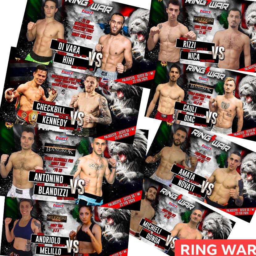 GRANDE ATTESA PER “RING WAR”