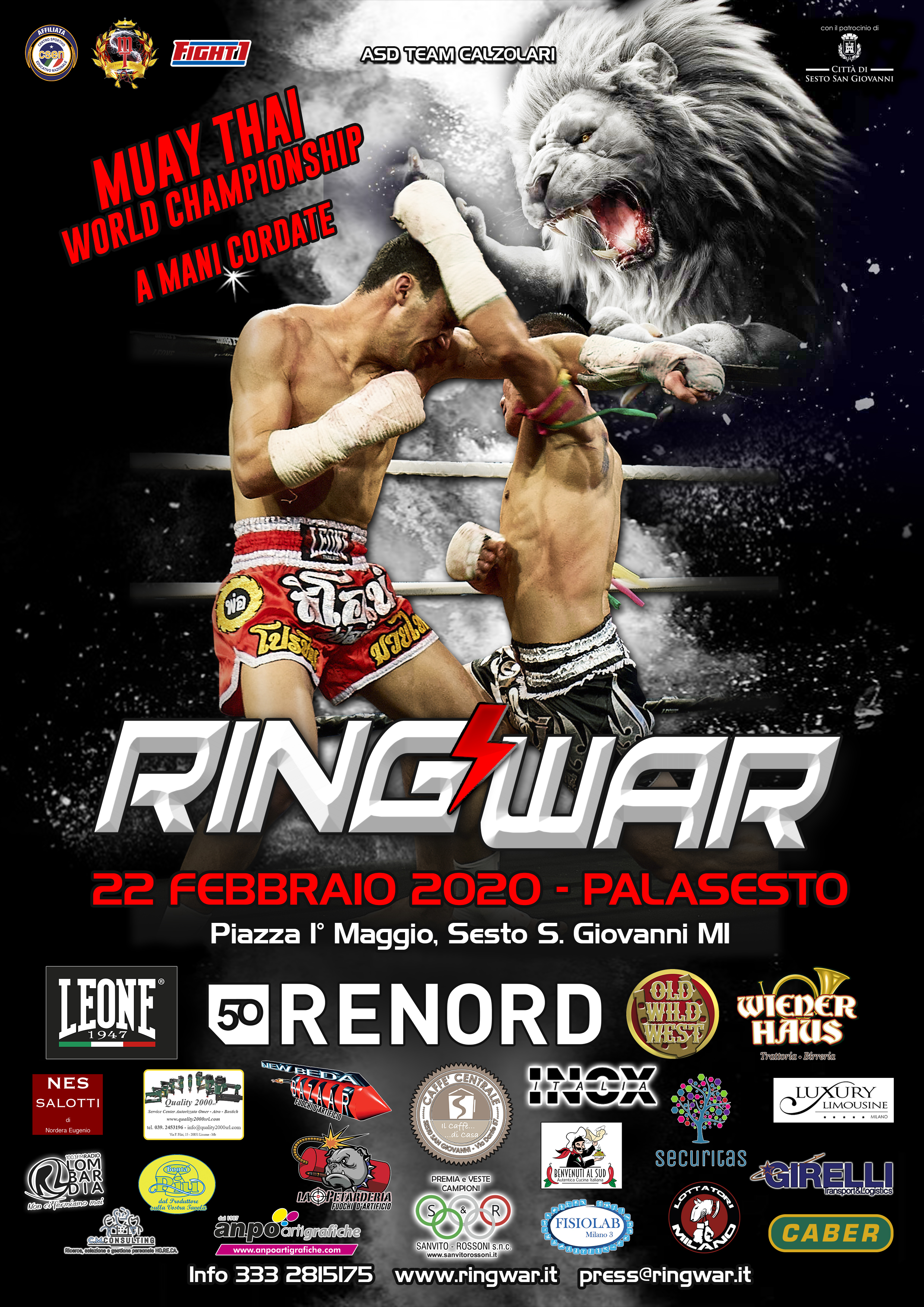 E’ IL MOMENTO DI “RING WAR”