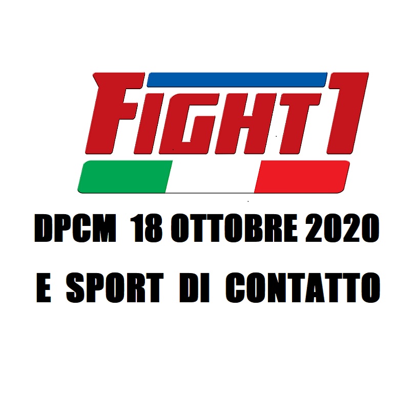 DPCM 18 OTTOBRE 2020 E SPORT DA CONTATTO
