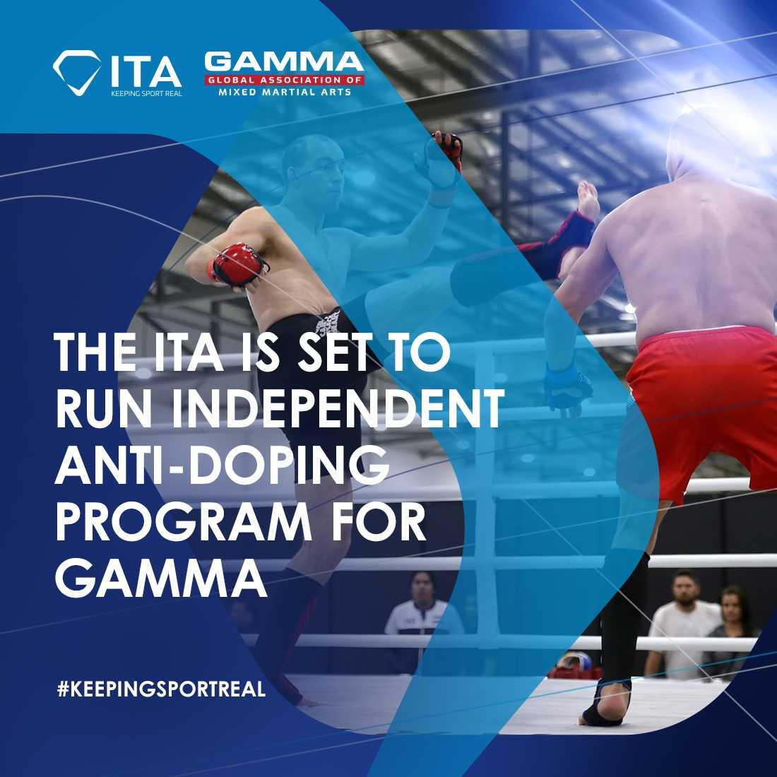 LA GLOBAL ASSOCIATION OF MIXED MARTIAL ARTS GAMMA FIRMA UN ACCORDO STORICO CON ITA (INTERNATIONAL TESTING AGENCY) PER LA REALIZZAZIONE DI UN PROGRAMMA INDIPENDENTE ANTIDOPING DEDICATO ALLE MMA.