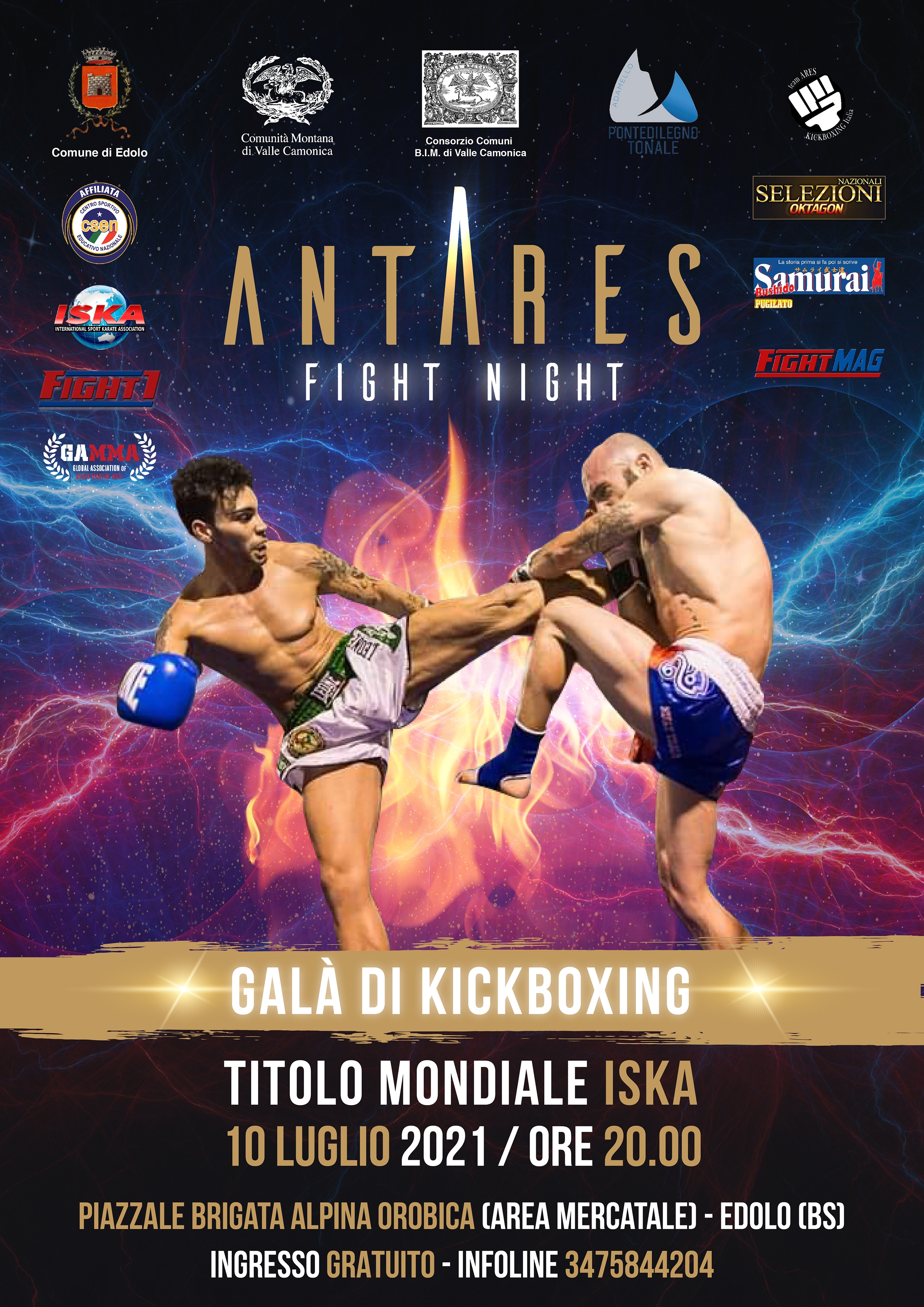 LA GRANDE ATTIVITA’ PRO FIGHT1 NON SI FERMA: ANTARES FIGHT NIGHT SCALDA I MOTORI.