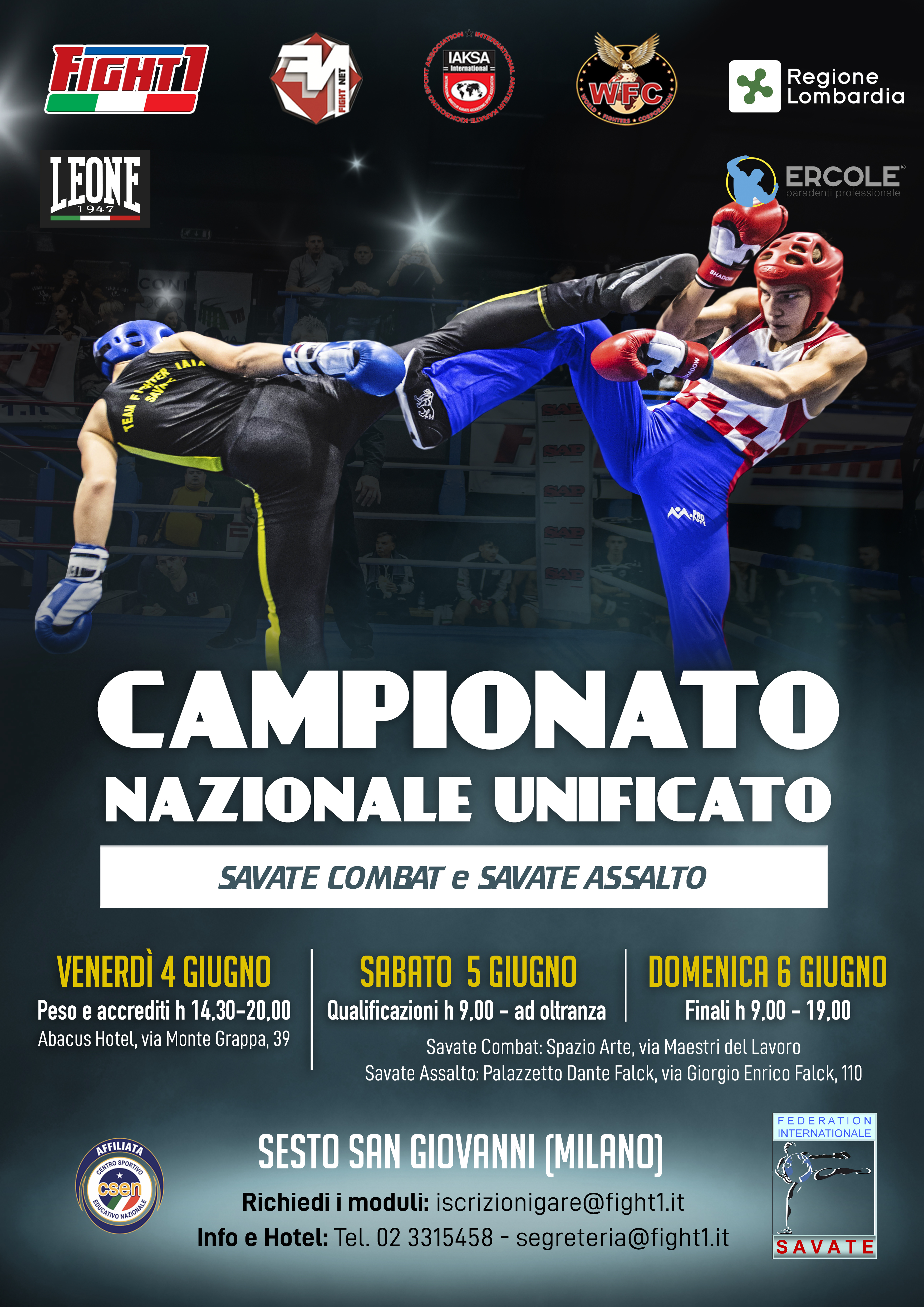 LA SAVATE UFFICIALE PREMIA I SUOI CAMPIONI.