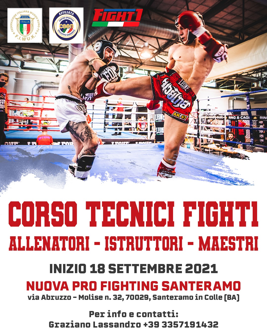 FIGHT1 RIPARTE CON LA STAGIONE 2021-22!