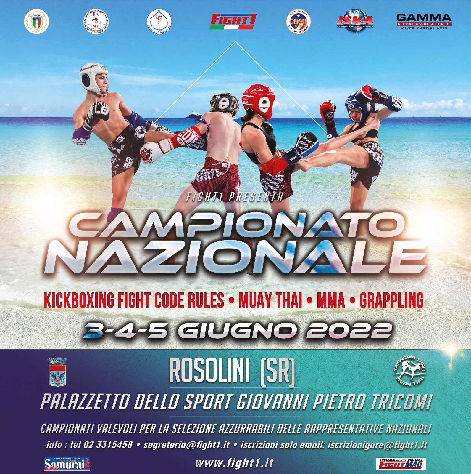 GALA, CAMPIONATI E VIAGGI ALL’ESTERO QUESTO WEEKEND CON FIGHT1