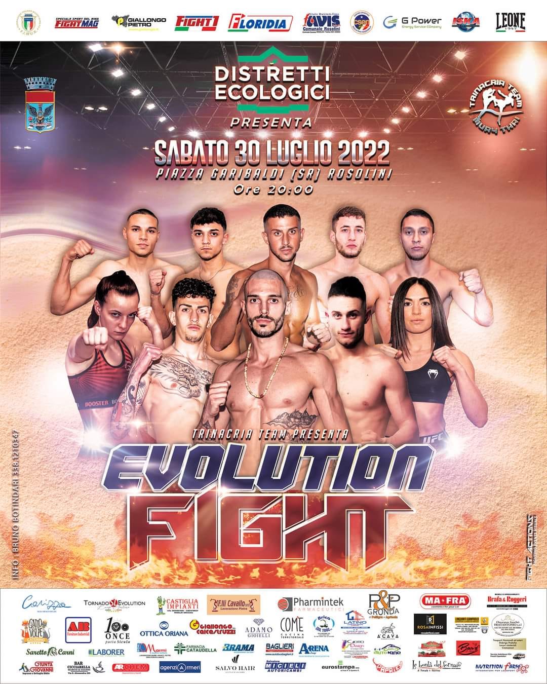 E’ L’ORA DI EVOLUTION FIGHT