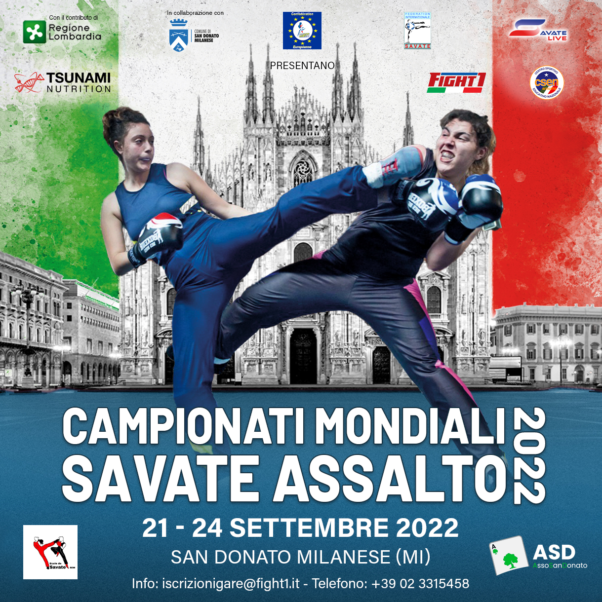 MONDIALI DI SAVATE IN LOMBARDIA: OBIETTIVO WORLD COMBAT GAMES 2023.