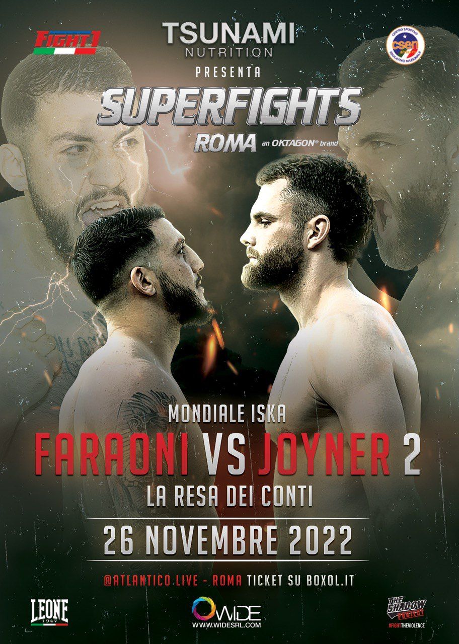 SUPERFIGHTS ROMA: APERTA LA PREVENDITA