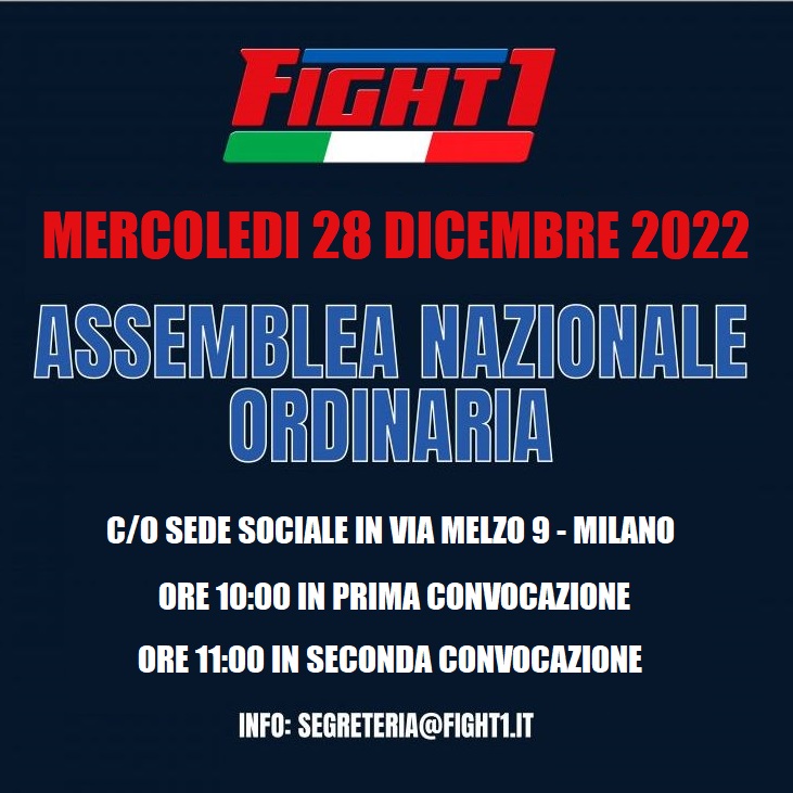 ASSEMBLEA NAZIONALE A MILANO