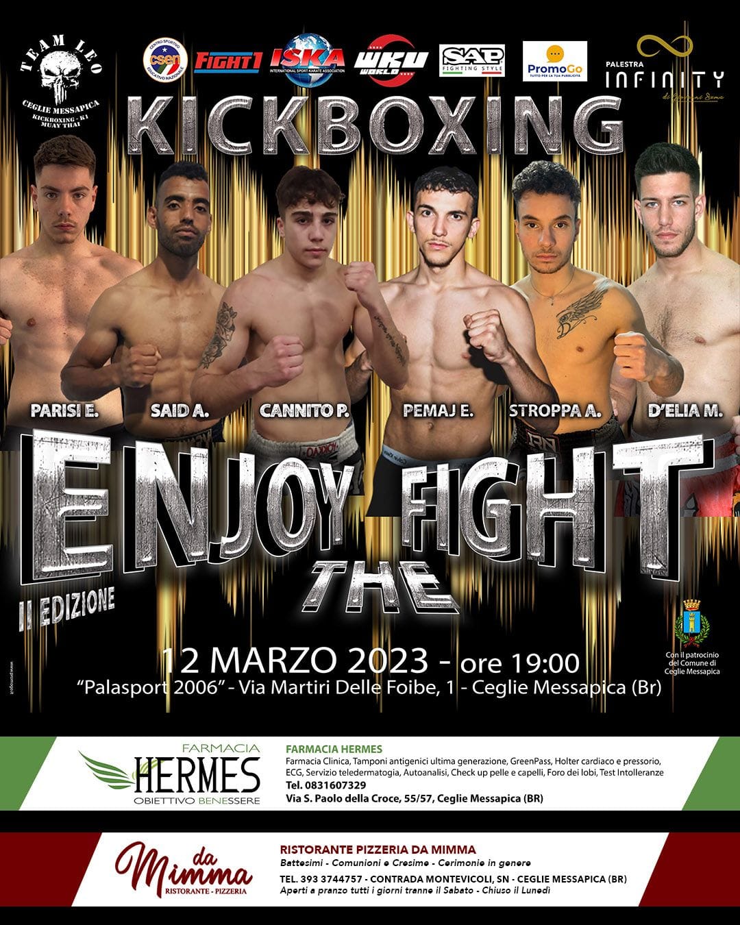 RITORNA “ENJOY THE FIGHT” A CEGLIE MESSAPICA