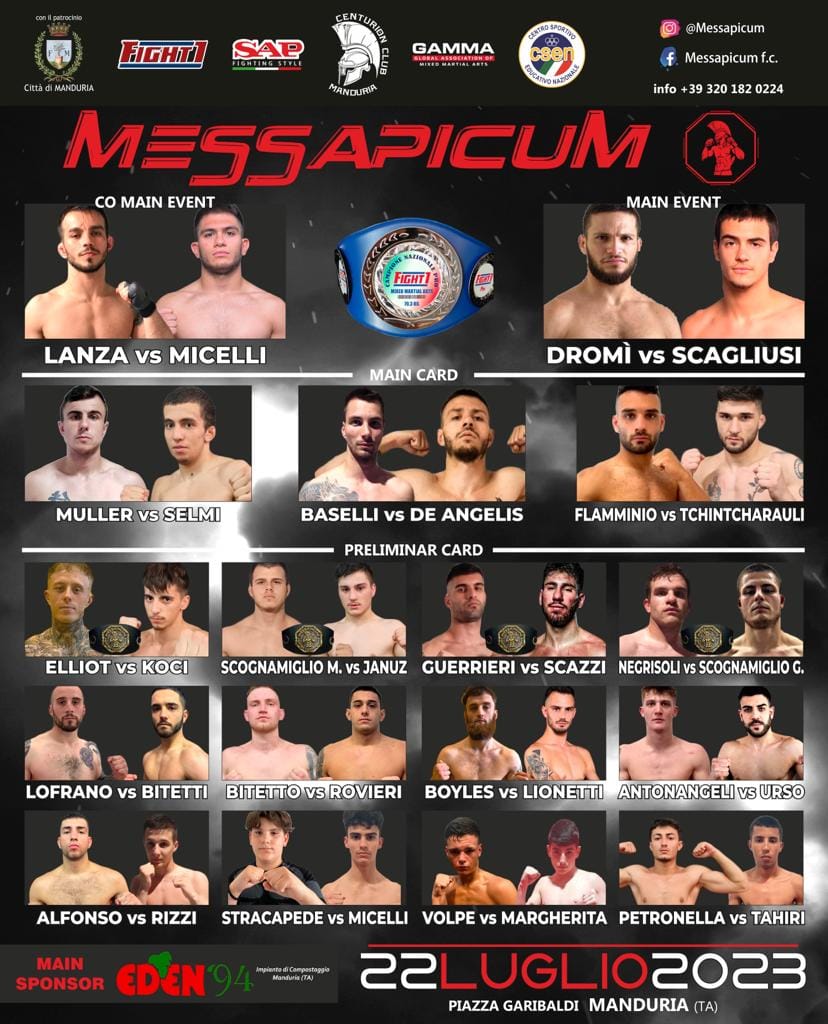 A MANDURIA TORNANO LE MMA DEL MESSAPICUM FC IX