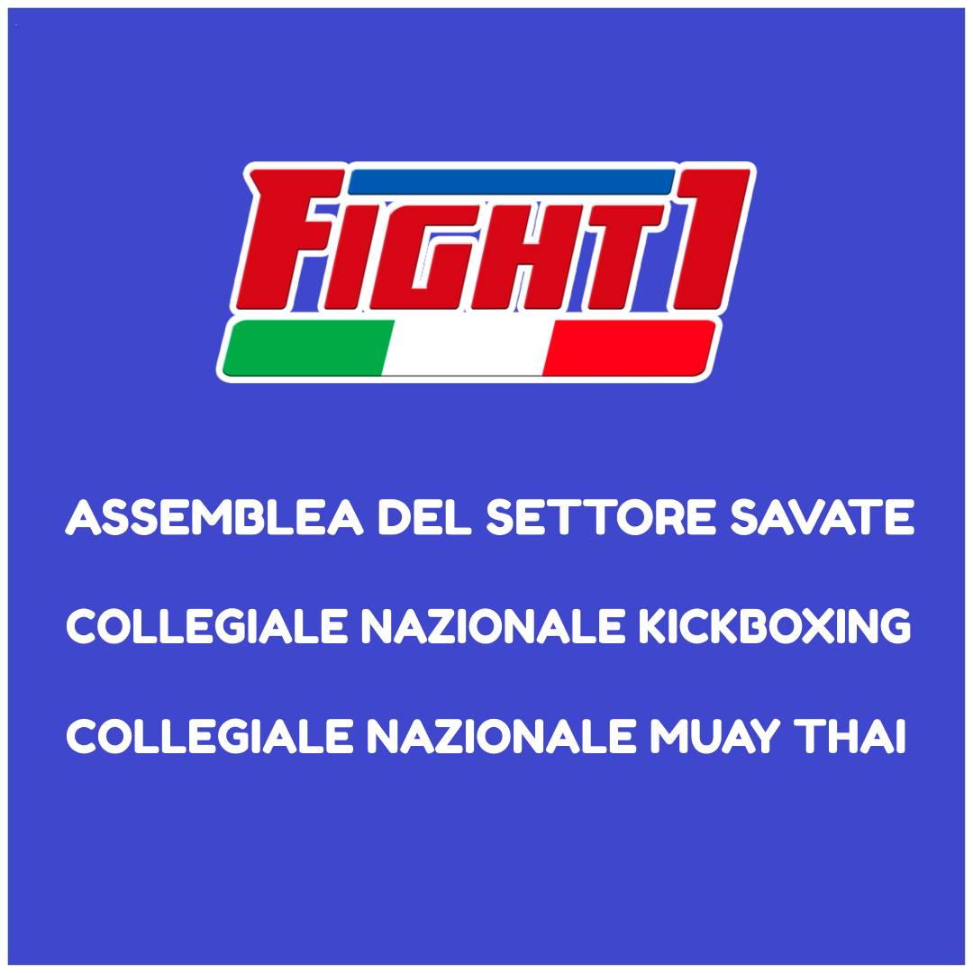 ASSEMBLEA SETTORE SAVATE E COLLEGIALI DELLE NAZIONALI DI KICKBOXING E MUAY THAI.