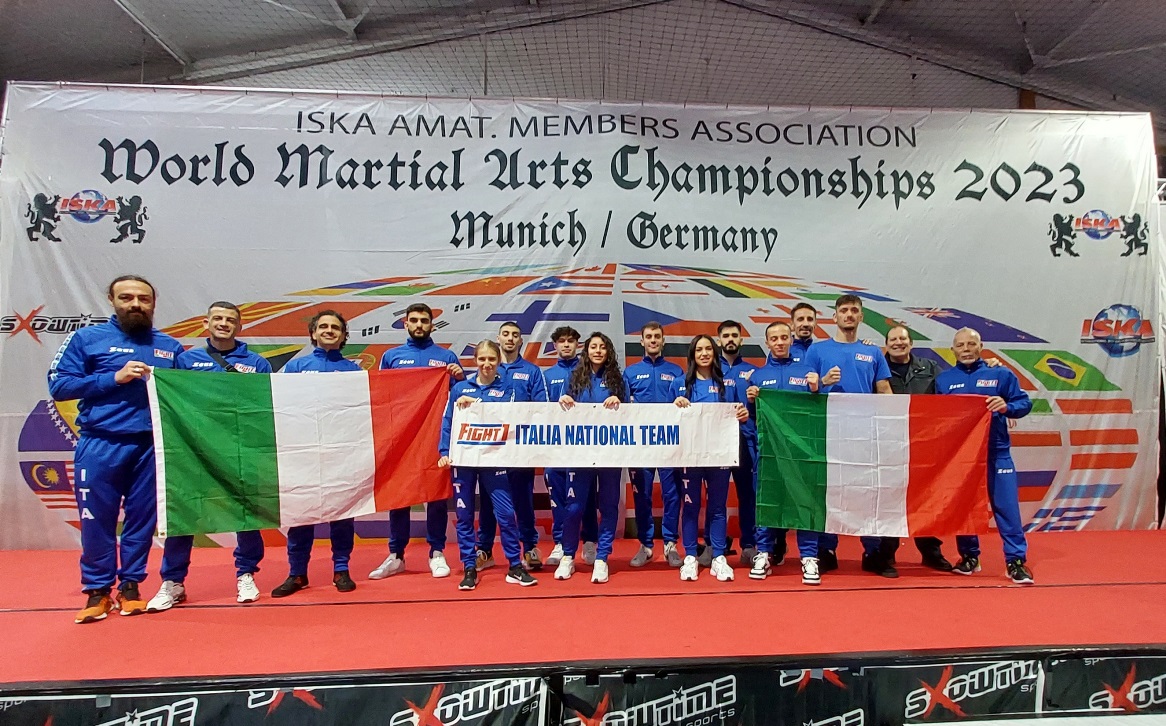 SCHIERATA LA NAZIONALE FIGHT1 AI MONDIALI ISKA 2023