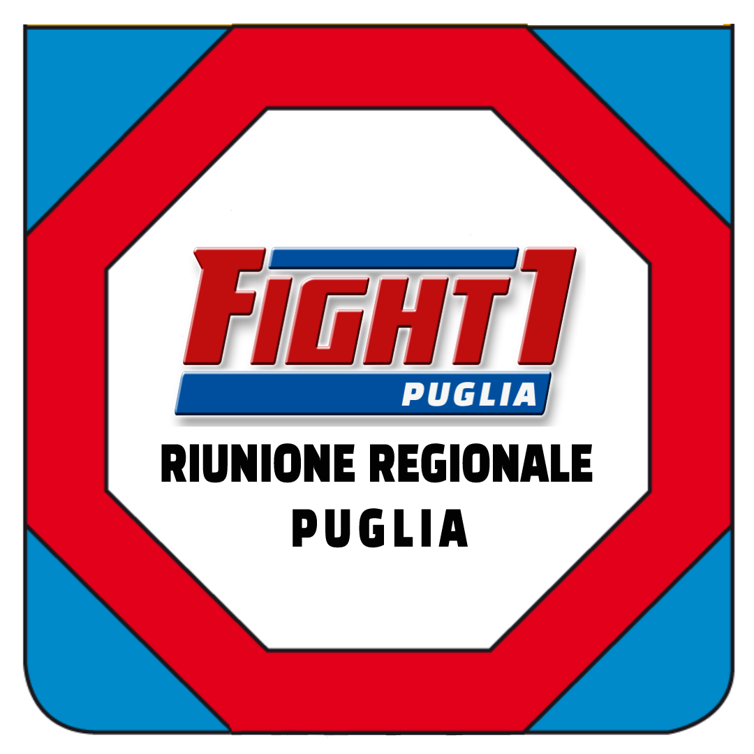 RIUNIONE REGIONALE FIGHT1 PUGLIA DOMENICA 26 NOVEMBRE A BARI