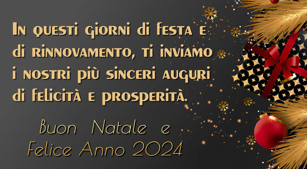 BUON NATALE E FELICE 2024