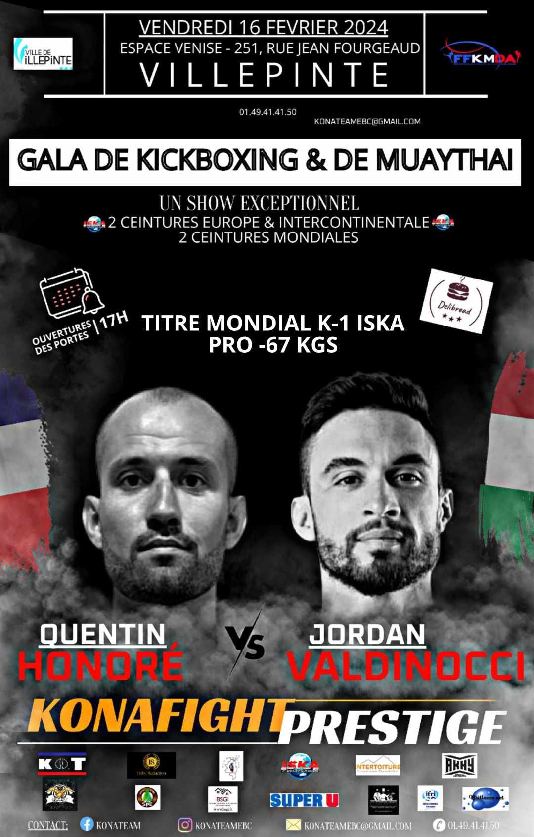 JORDAN VALDINOCCI DIFENDE IL TITOLO MONDIALE ISKA IN FRANCIA