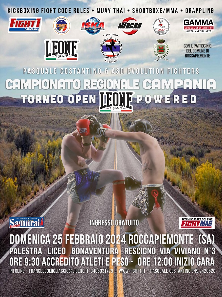 PRONTA LA MODULISTICA DEL CAMPIONATO REGIONALE CAMPANIA E TORNEO OPEN LEONE POWERED DOMENICA 25 FEBBRAIO 2024 A ROCCAPIEMONTE (SA)