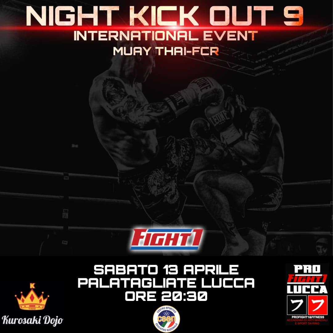 TORNANO “NIGHT KICK OUT” E I CAMPIONATI NAZIONALI FIGHT1