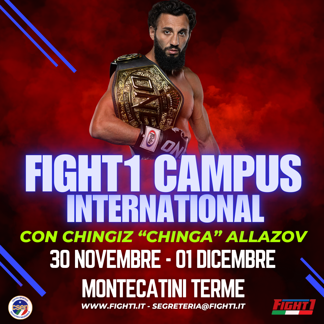 ALLAZOV IN ITALIA! FIGHT1 CAMPUS DIVENTA INTERNATIONAL.