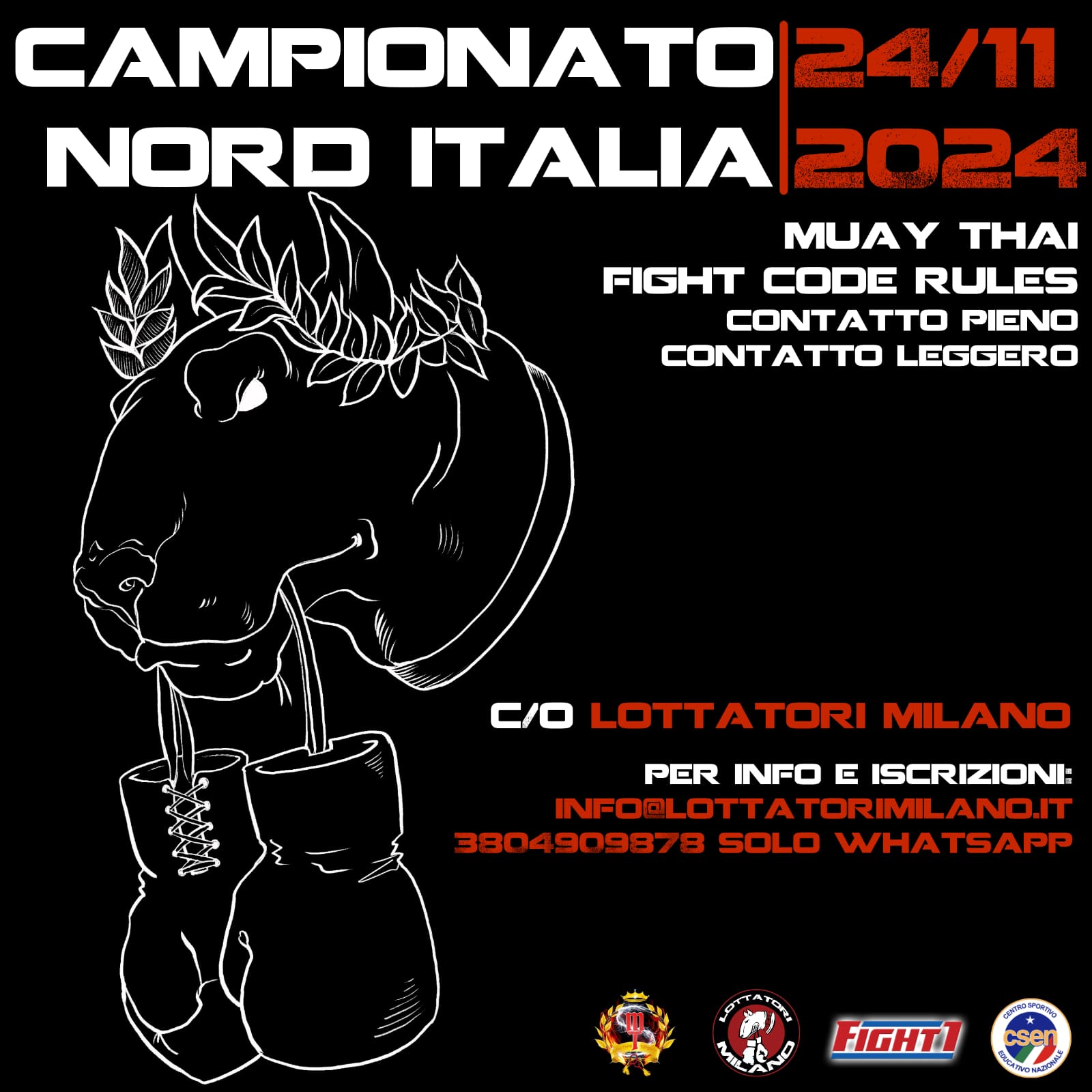 ECCO ONLINE LA MODULISTICA DEL CAMPIONATO NORD ITALIA FIGHT1