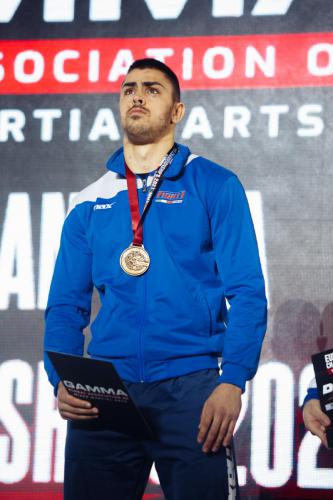 Domen Vergles sul podio dei GAMMA European Championships