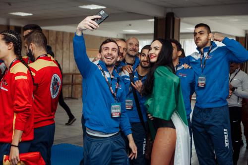 Immagini dal backstage del Palace of Sport di Kiev