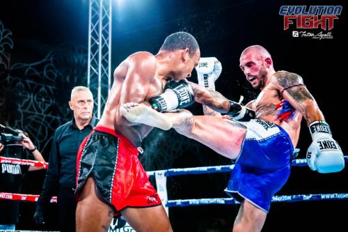 Una fase del match di Carrara